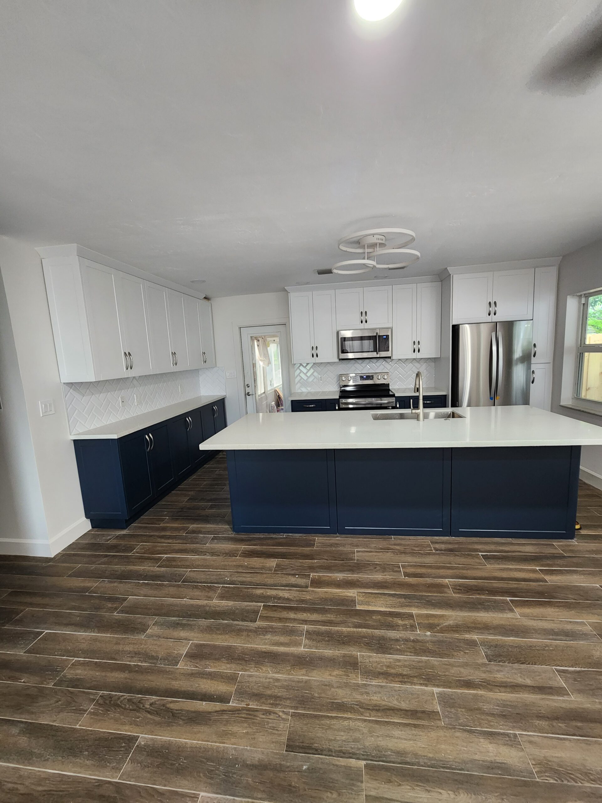 Kitchen remodeling island after